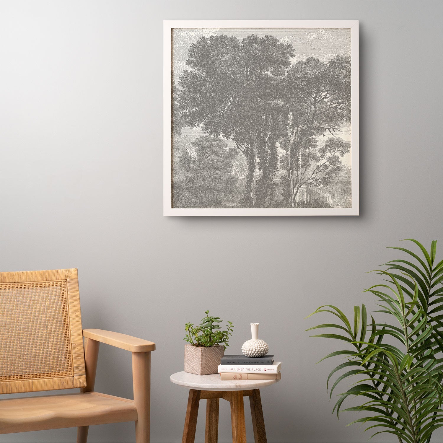 HMCraig Beaux Arbres Beautiful Trees Framed Wall Art
