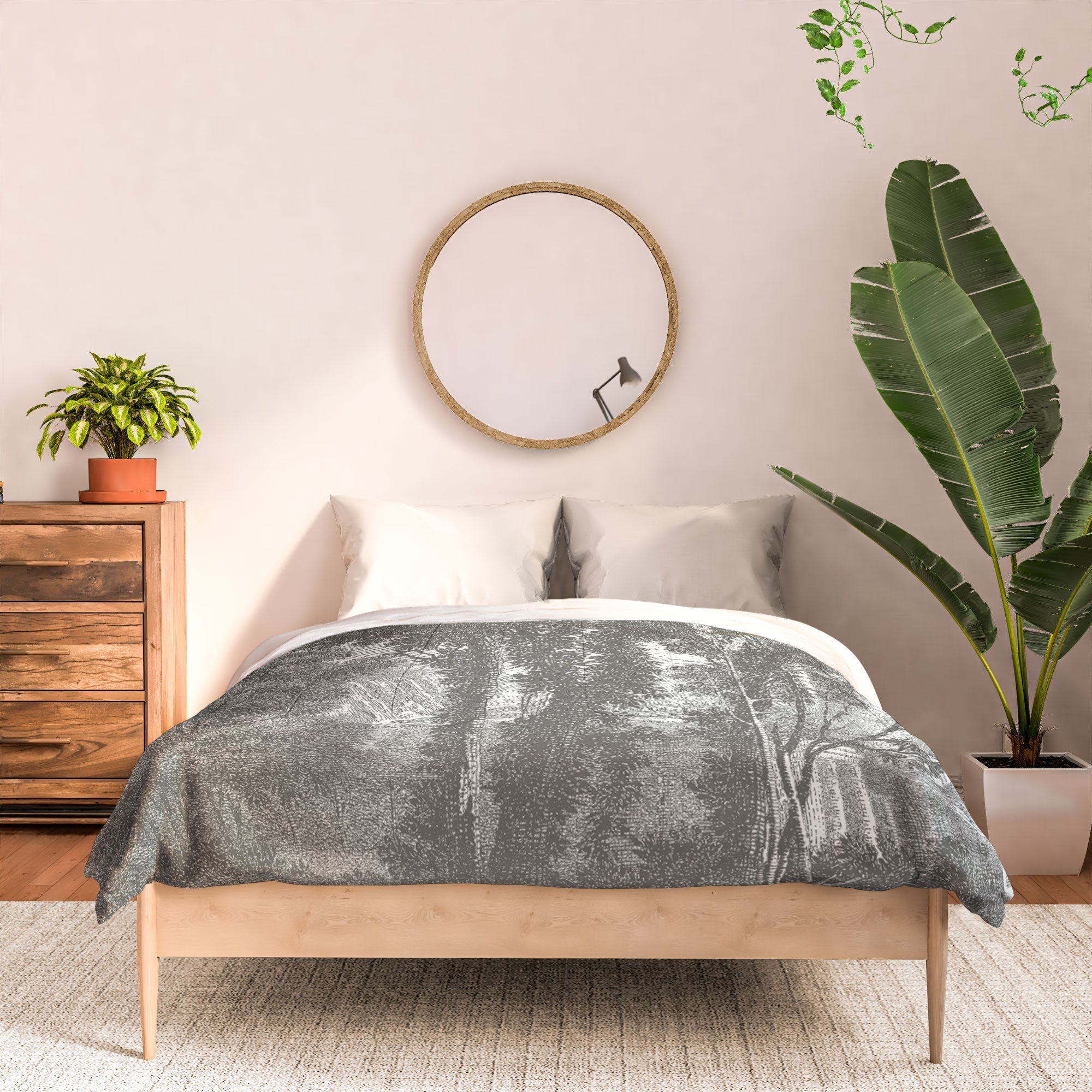 HMCraig Beaux Arbres Beautiful Trees Comforter