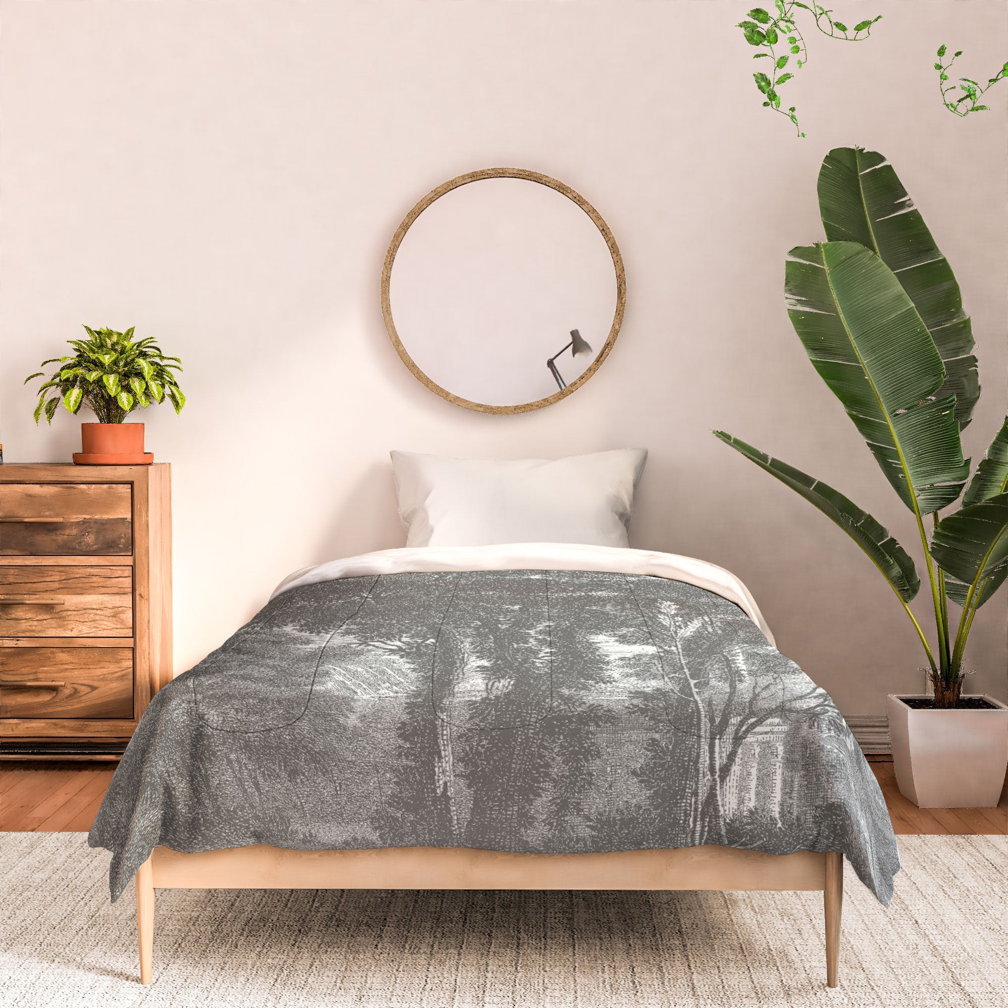 HMCraig Beaux Arbres Beautiful Trees Comforter