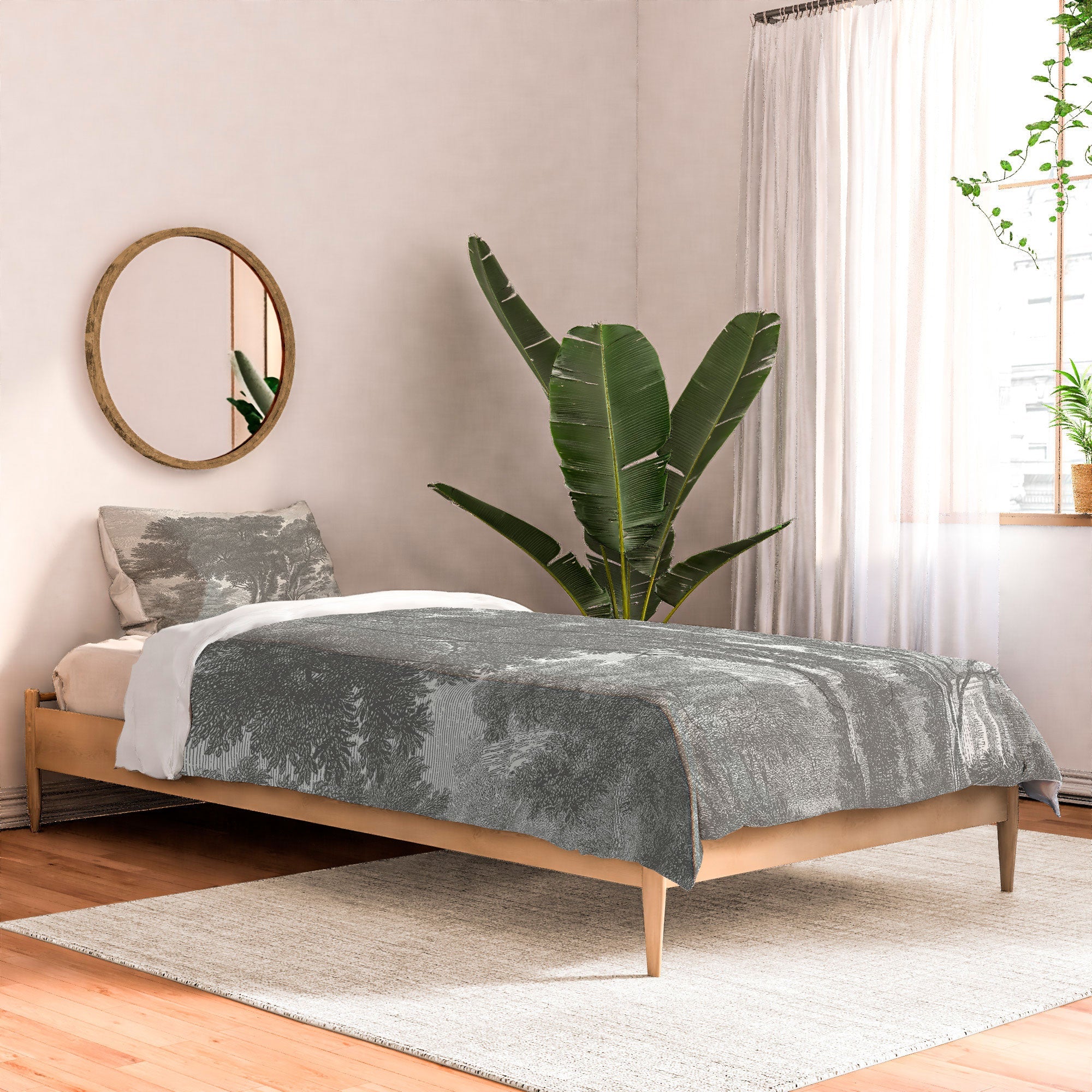 HMCraig Beaux Arbres Beautiful Trees Comforter