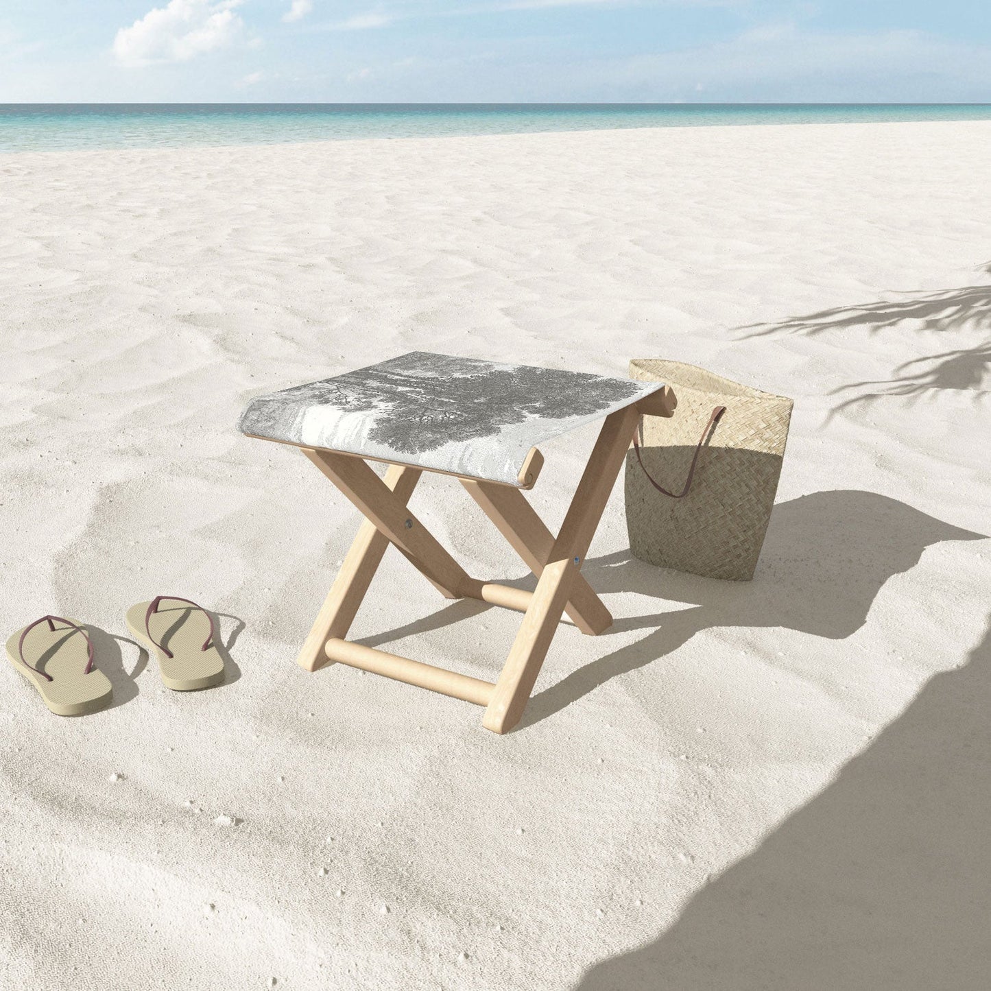 HMCraig Beaux Arbres Beautiful Trees Folding Stool
