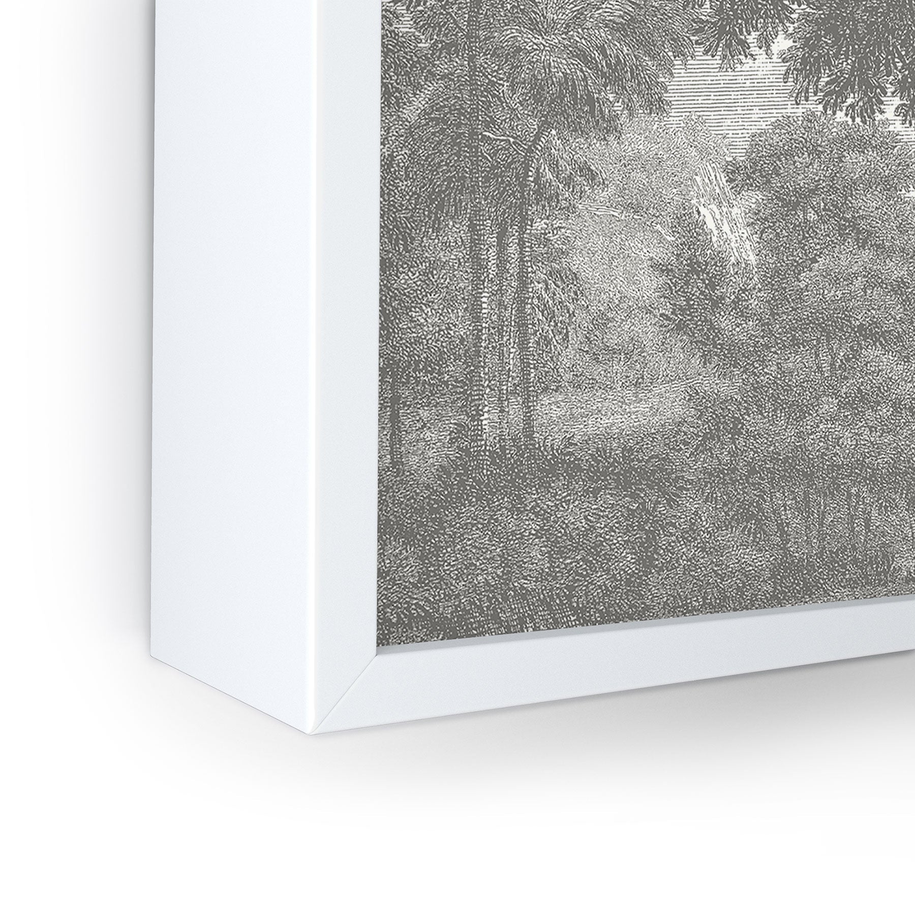 HMCraig Beaux Arbres Beautiful Trees Framed Mini Art Print