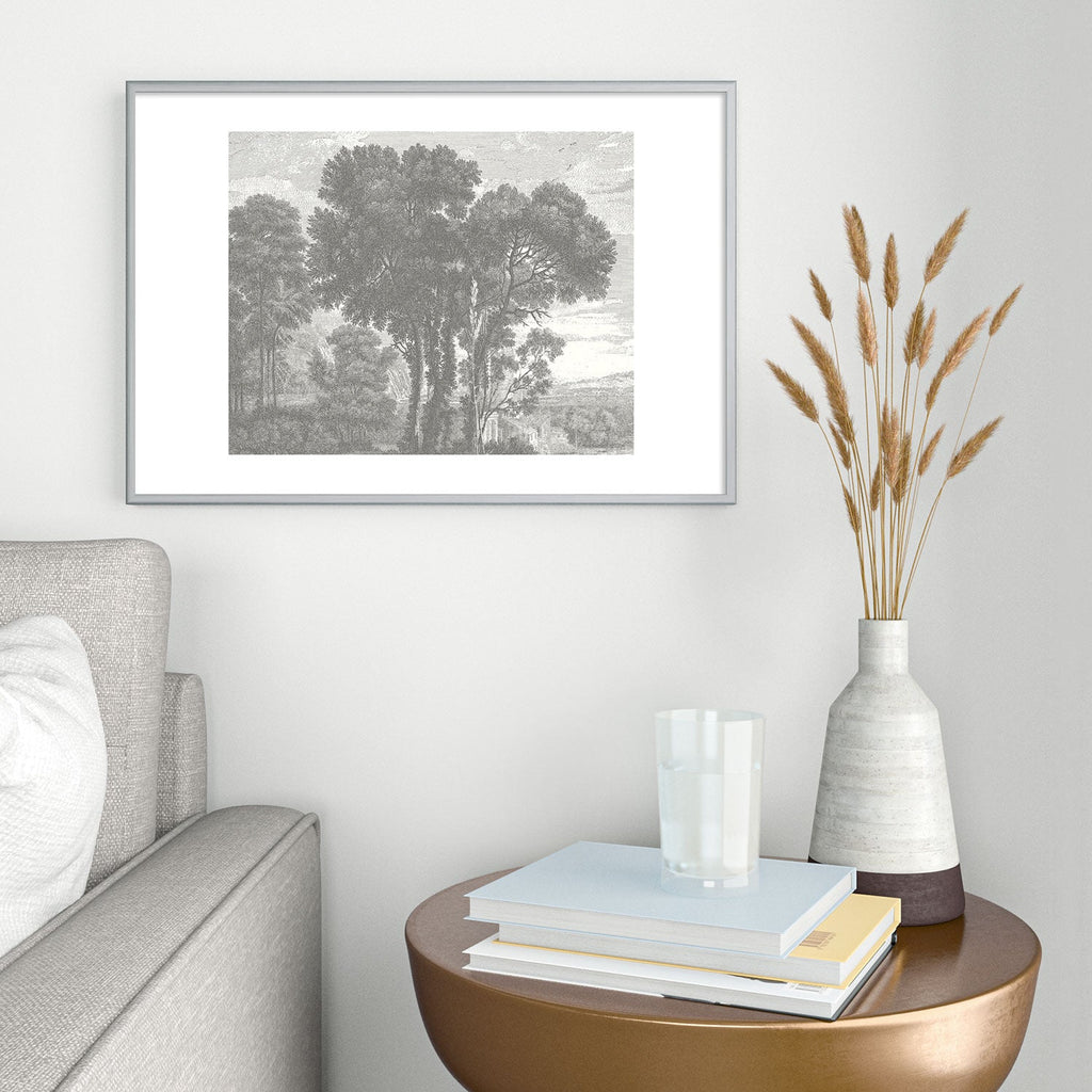 HMCraig Beaux Arbres Beautiful Trees Metal Framed Art Print