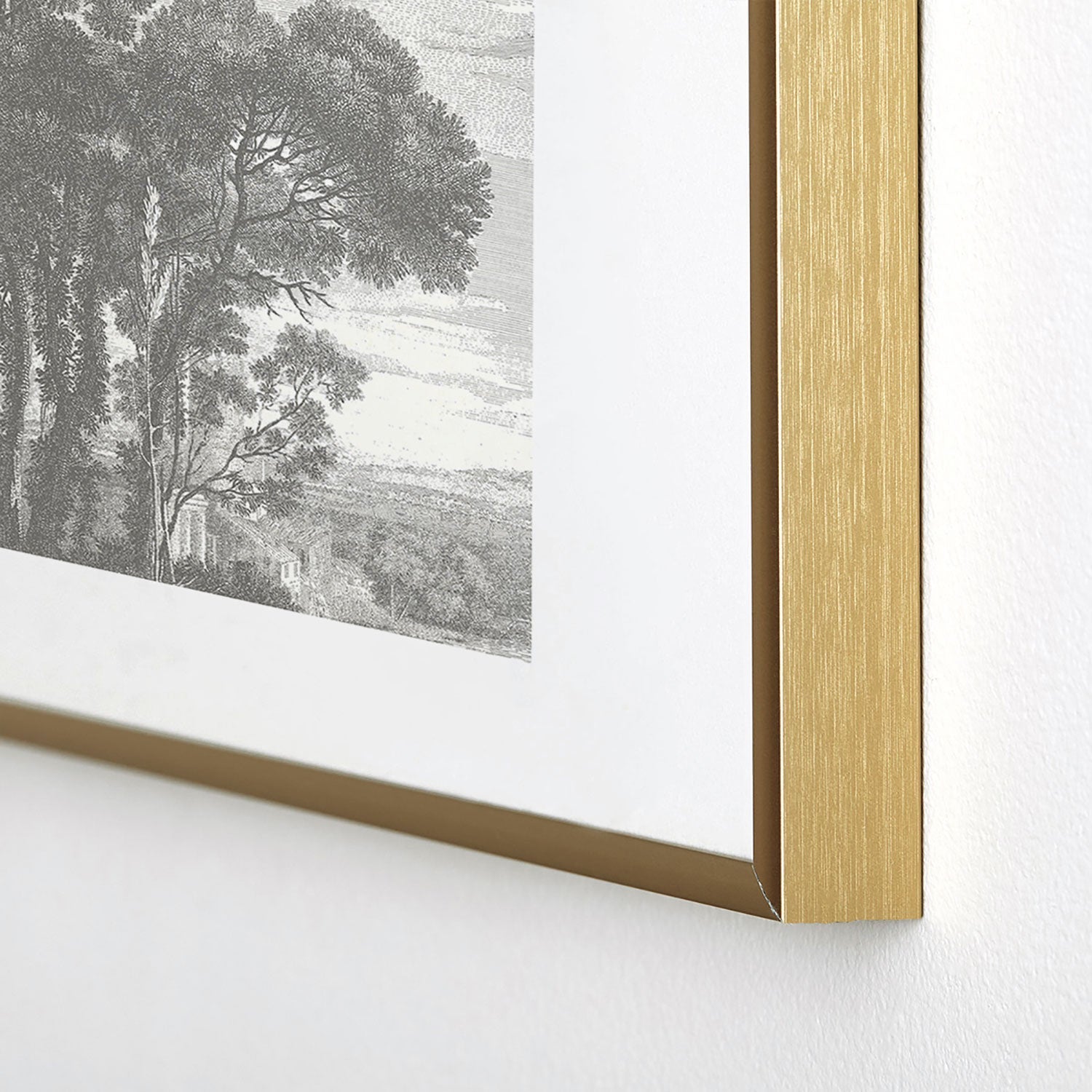 HMCraig Beaux Arbres Beautiful Trees Metal Framed Art Print