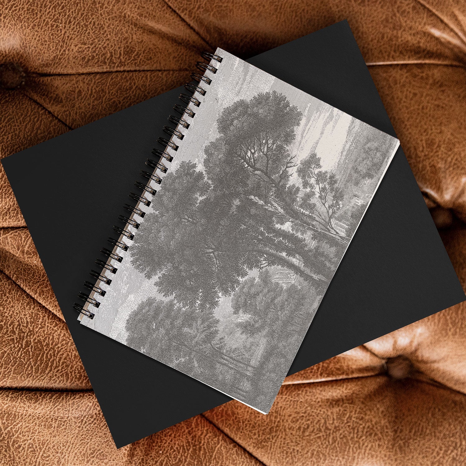 HMCraig Beaux Arbres Beautiful Trees Spiral Notebook