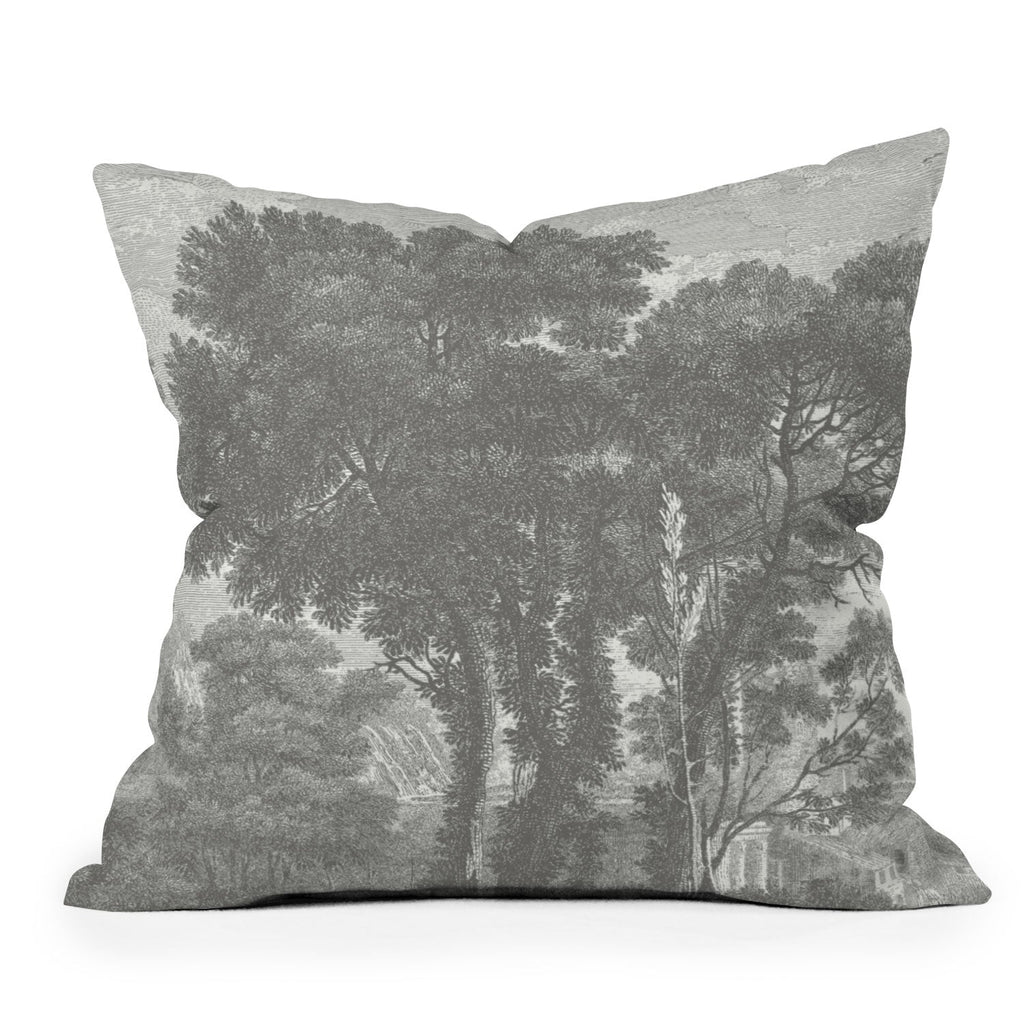 HMCraig Beaux Arbres Beautiful Trees Outdoor Throw Pillow