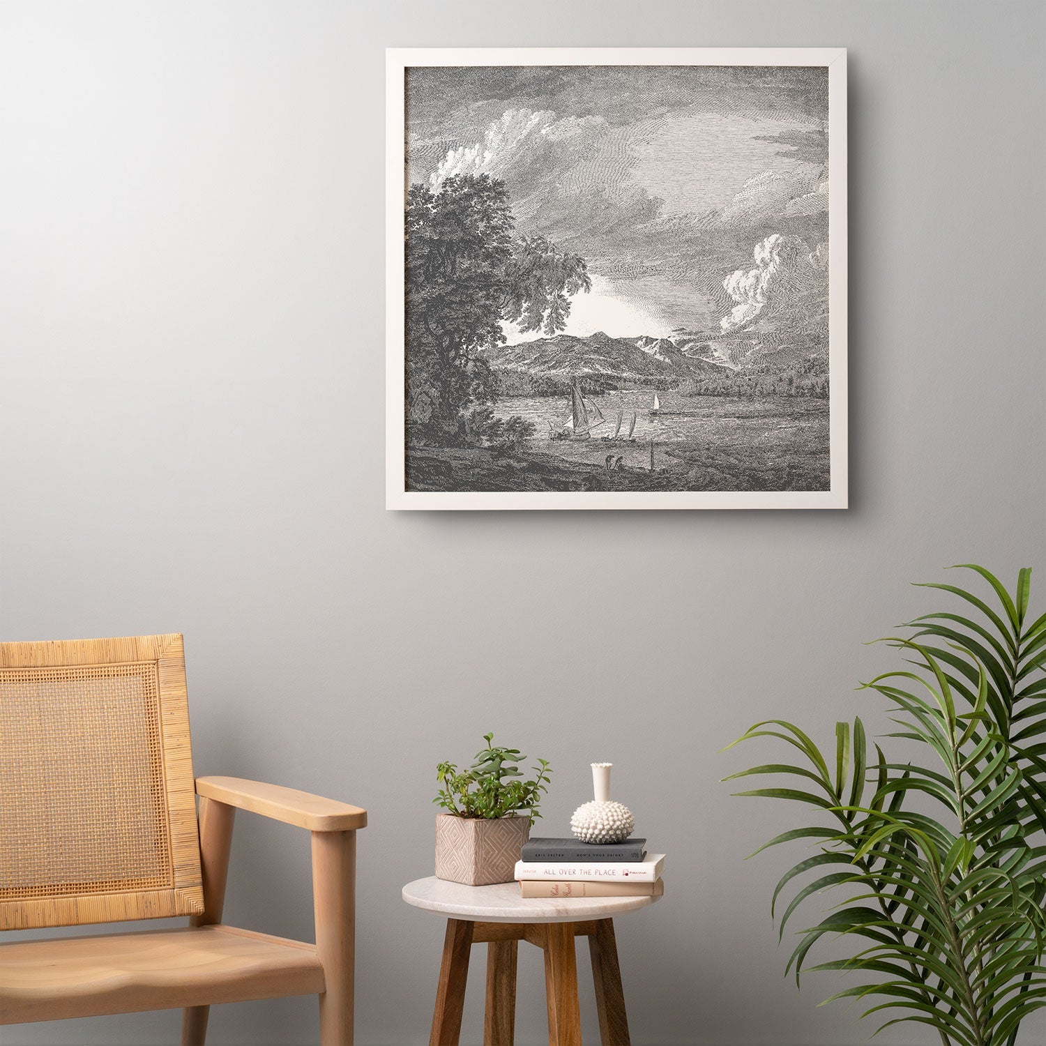 HMCraig Hudson River and Catskills Framed Wall Art