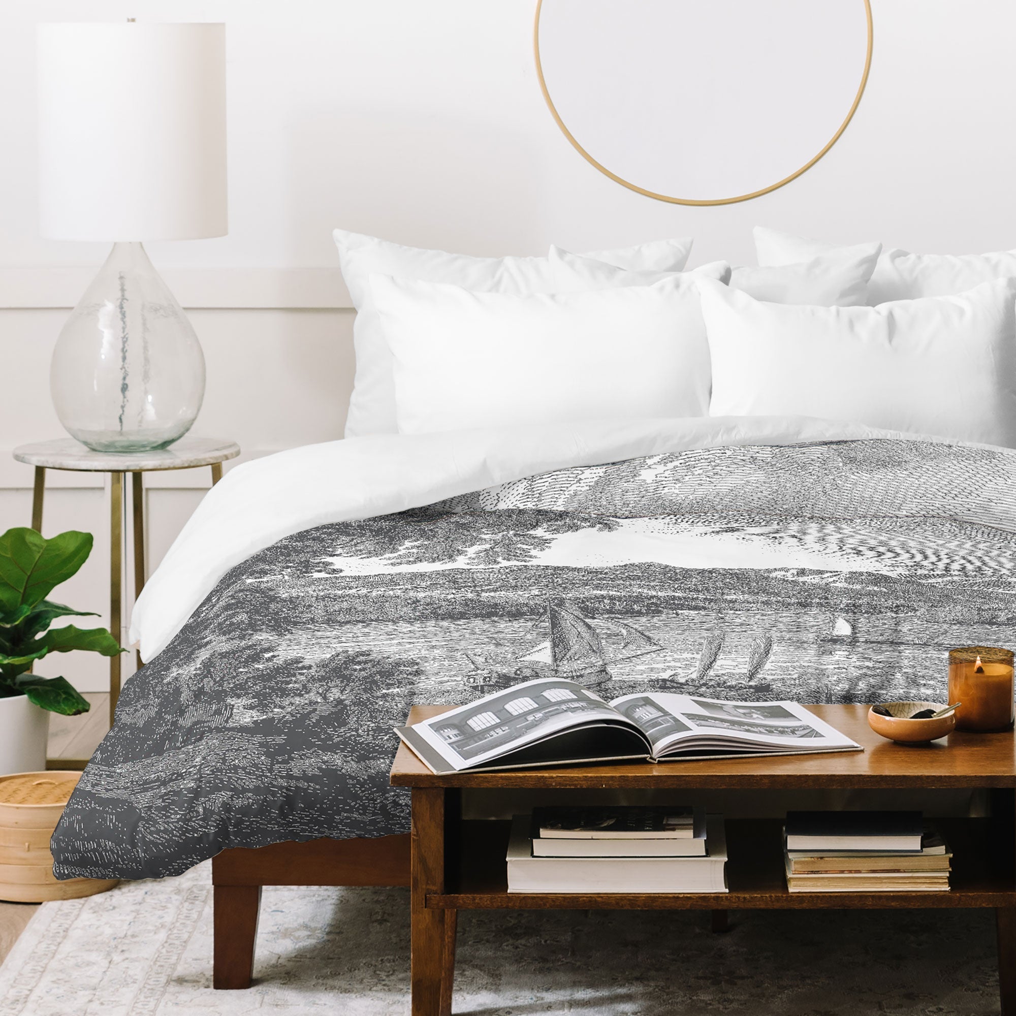 HMCraig Hudson River and Catskills Duvet Cover