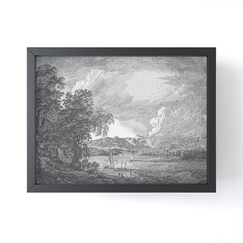 HMCraig Hudson River and Catskills Framed Mini Art Print
