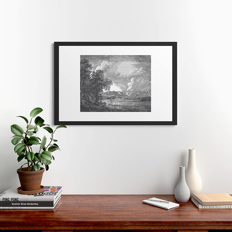 HMCraig Hudson River and Catskills Framed Art Print