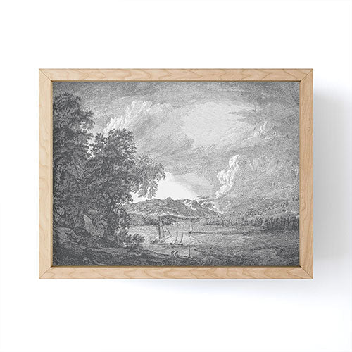 HMCraig Hudson River and Catskills Framed Mini Art Print