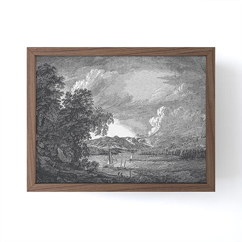 HMCraig Hudson River and Catskills Framed Mini Art Print
