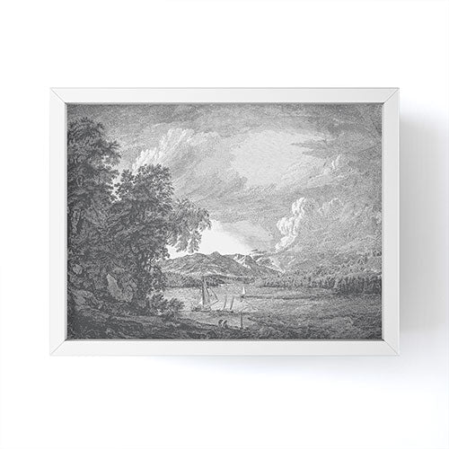 HMCraig Hudson River and Catskills Framed Mini Art Print