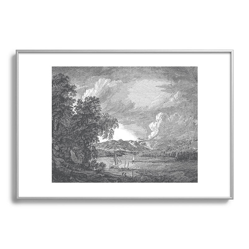 HMCraig Hudson River and Catskills Metal Framed Art Print