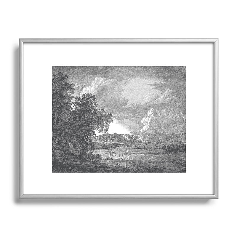 HMCraig Hudson River and Catskills Metal Framed Art Print