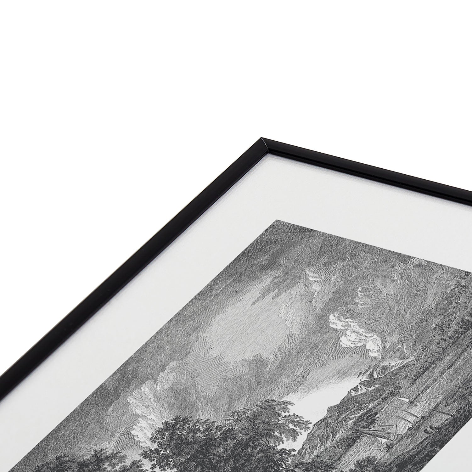 HMCraig Hudson River and Catskills Metal Framed Art Print