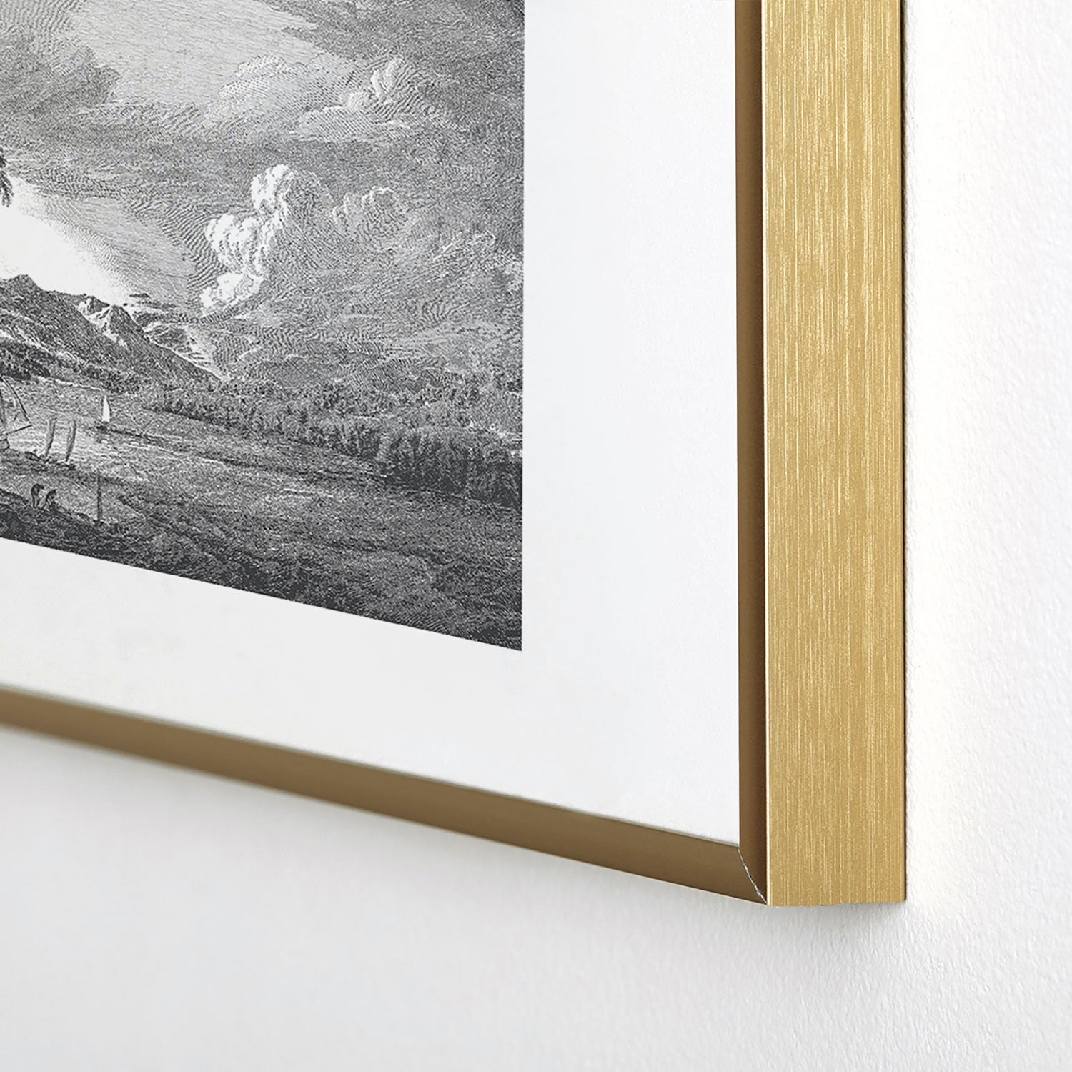 HMCraig Hudson River and Catskills Metal Framed Art Print