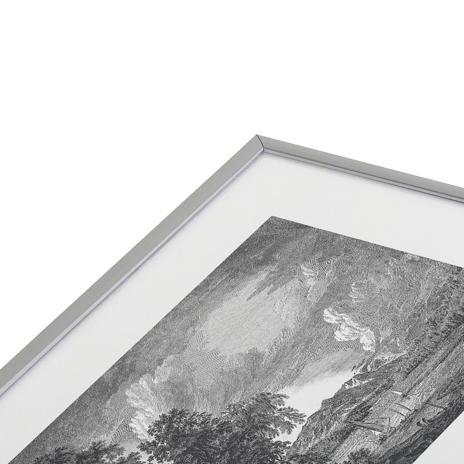HMCraig Hudson River and Catskills Metal Framed Art Print