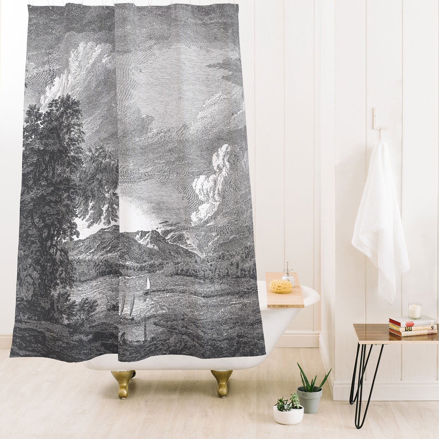 HMCraig Hudson River and Catskills Shower Curtain