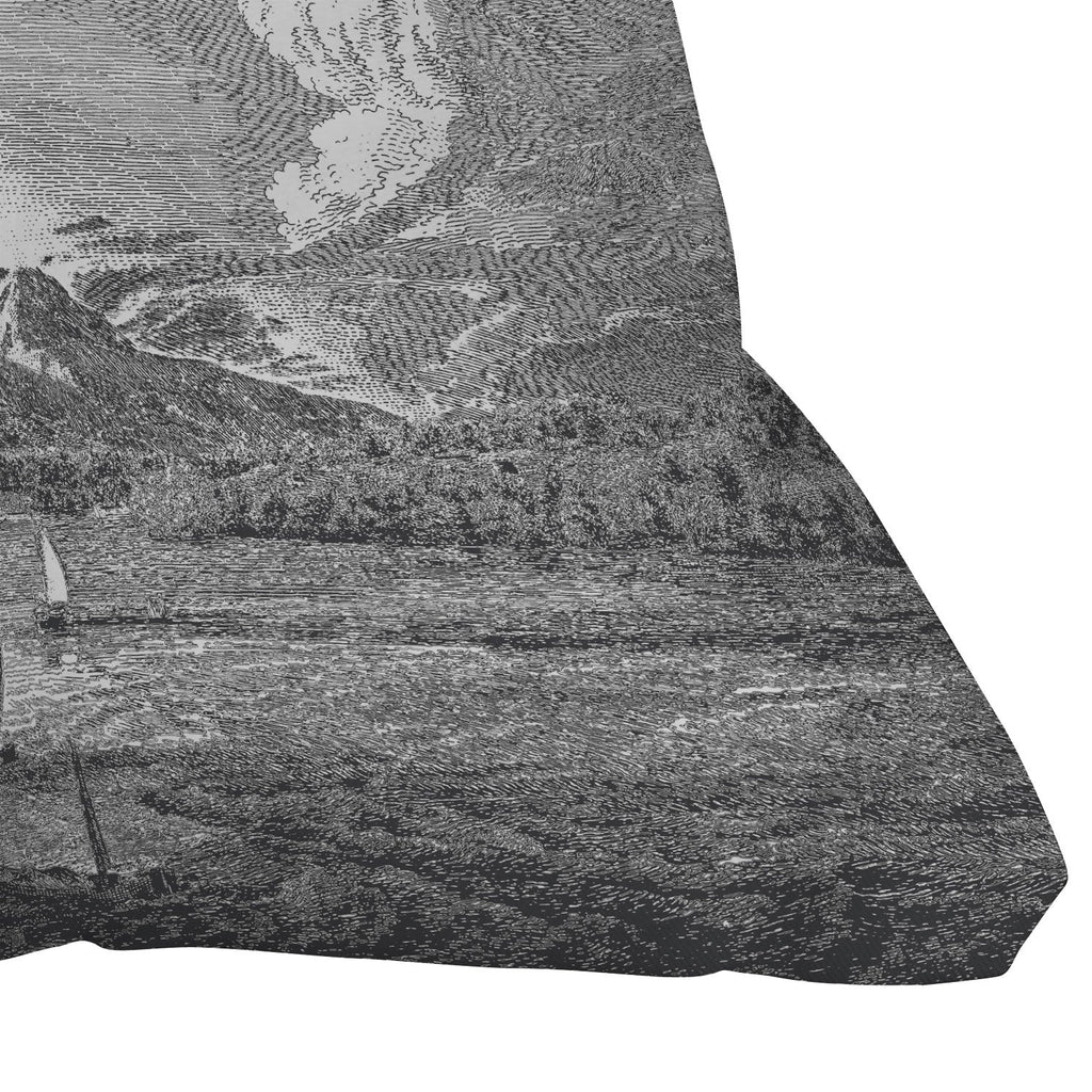 HMCraig Hudson River and Catskills Outdoor Throw Pillow