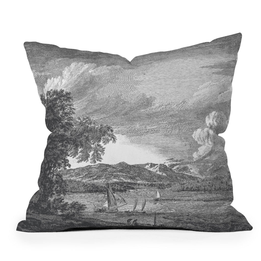 HMCraig Hudson River and Catskills Throw Pillow