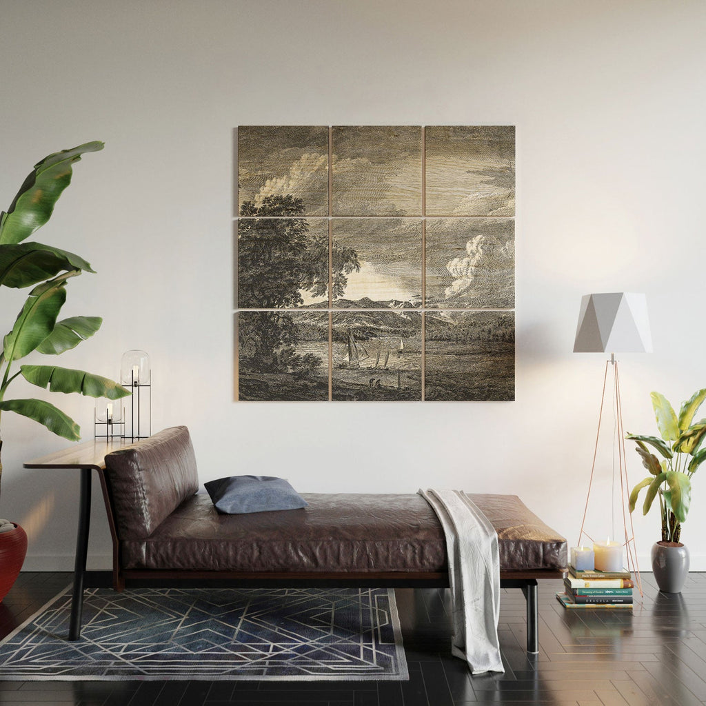 HMCraig Hudson River and Catskills Wood Wall Mural