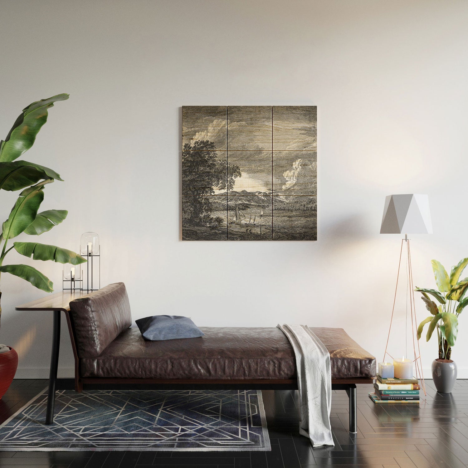 HMCraig Hudson River and Catskills Wood Wall Mural