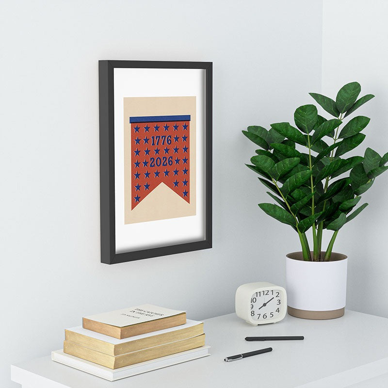 DENY Designs Star Banner Recessed Framing Rectangle