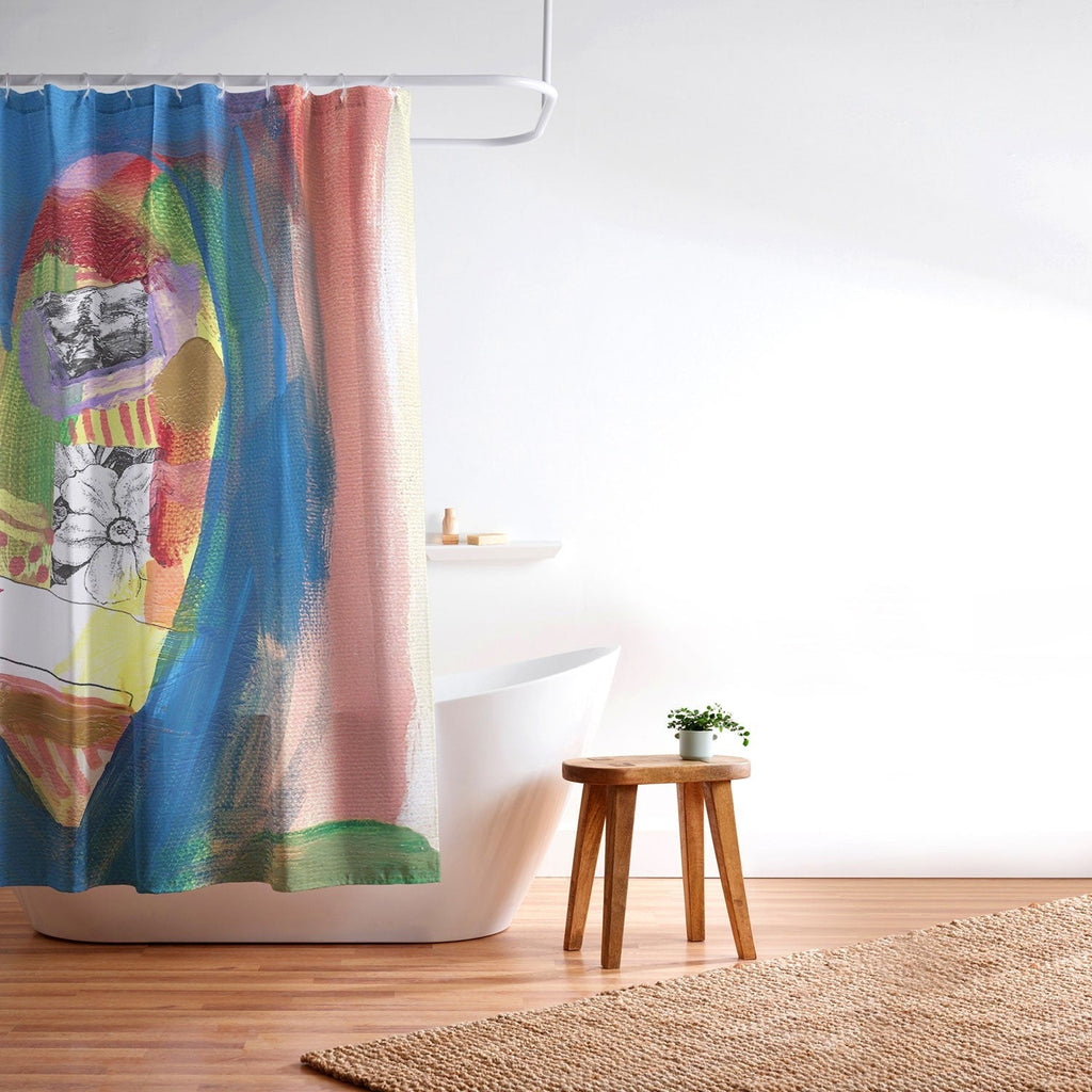 Natalie Baca Lucky in Love Shower Curtain