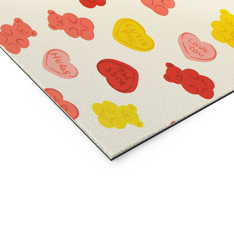 Design by Spark Gummy Bears and Candy Hearts Valentines Welcome Mat