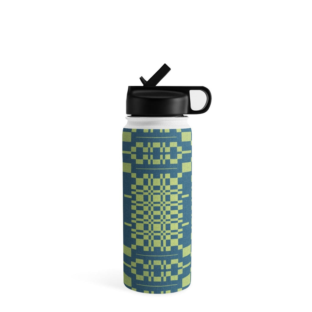 Marta Barragan Camarasa Nostalgic Grid Design Water Bottle