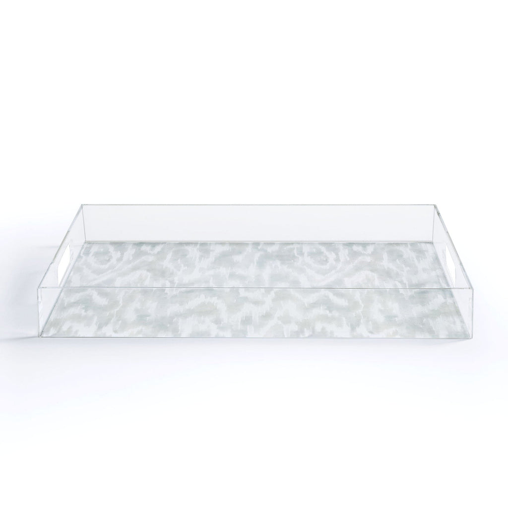 Jacqueline Maldonado Watercolor Wood Grain Acrylic Tray