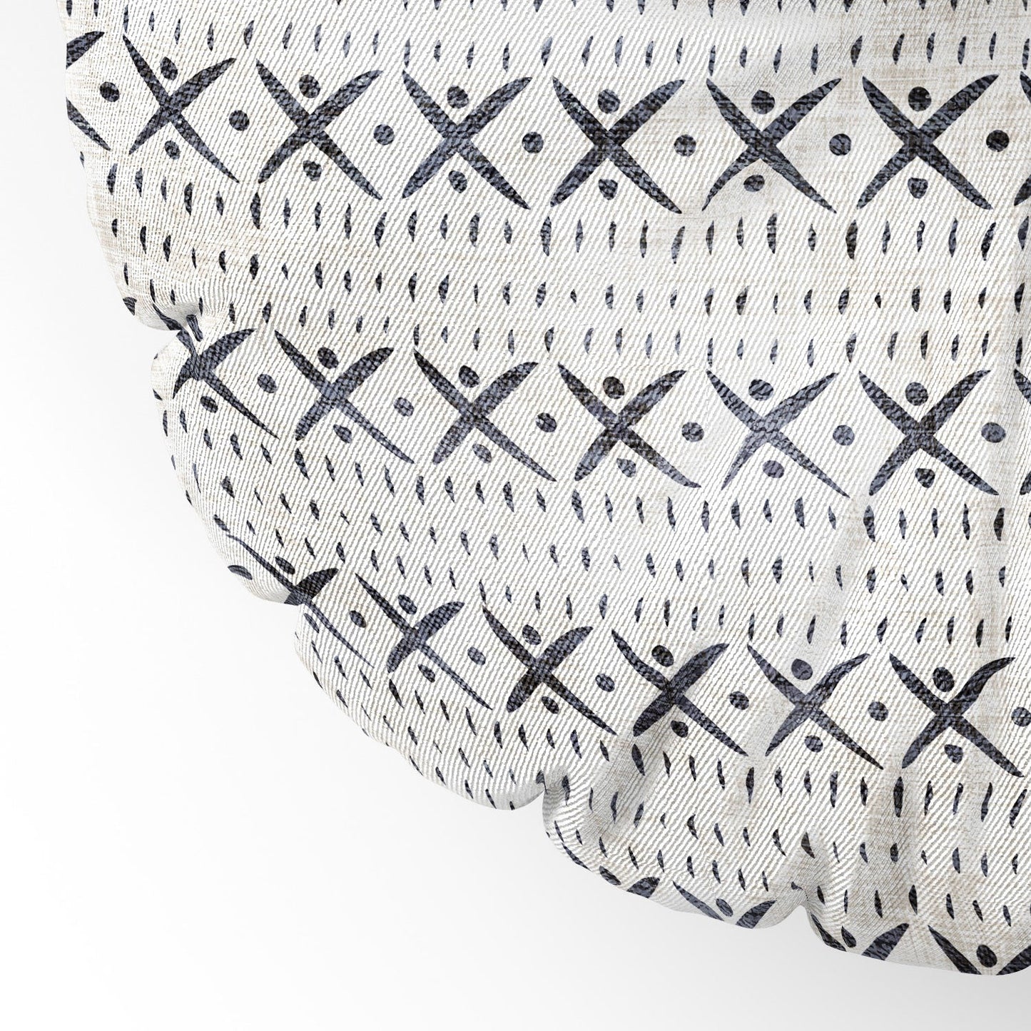 Holli Zollinger ADOBO MUDCLOTH Floor Pillow Round