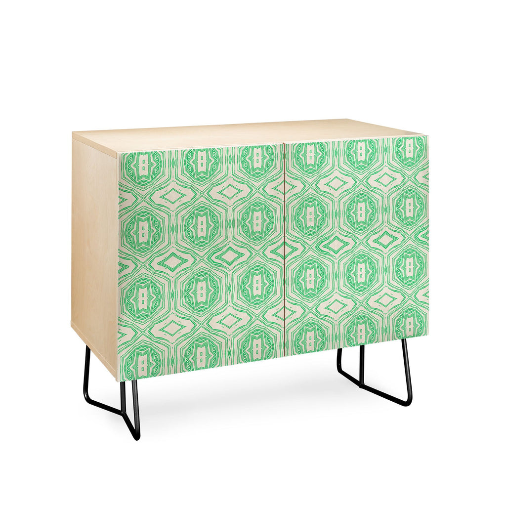 Holli Zollinger ANTHOLOGY OF PATTERN SEVILLE MARBLE GREEN Credenza