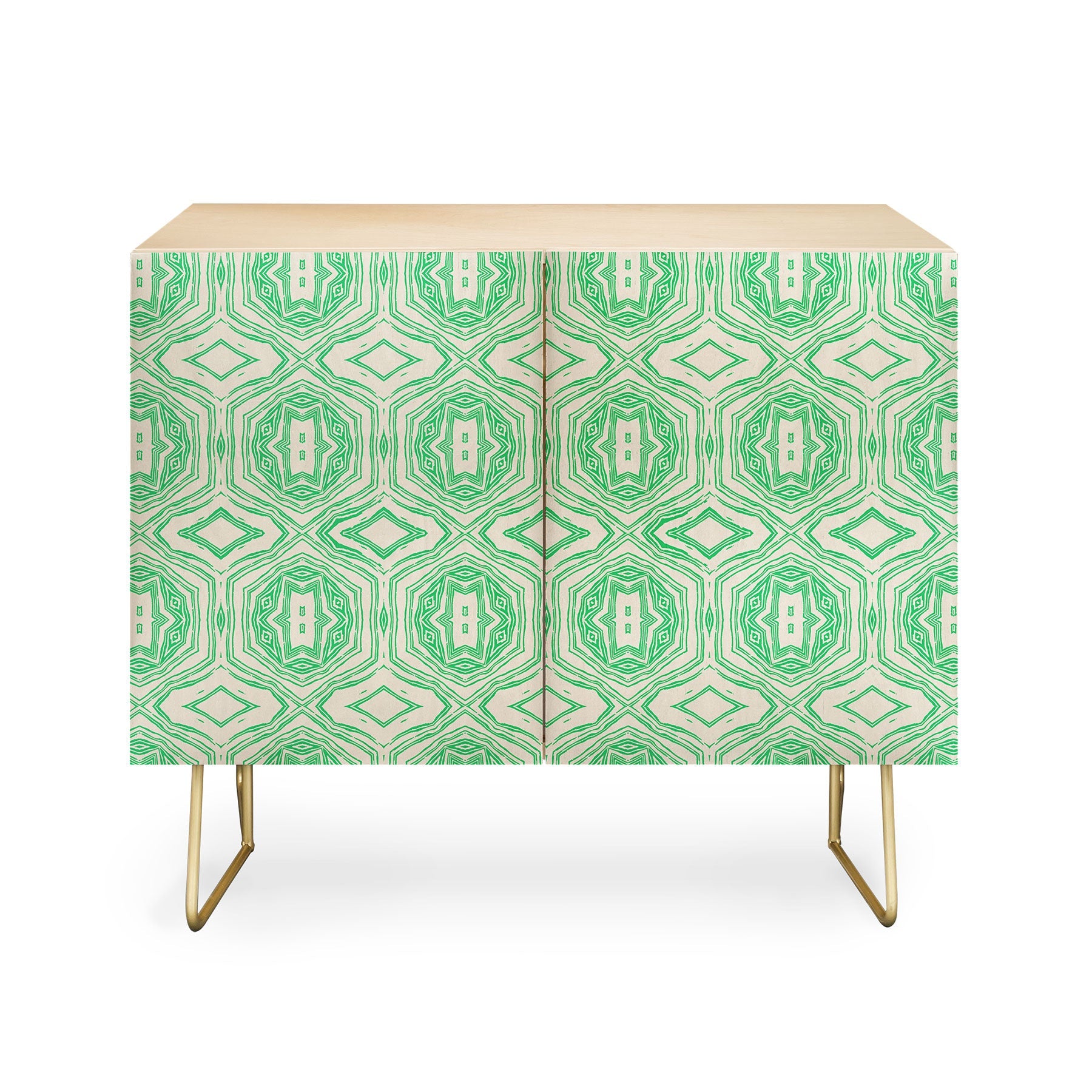 Holli Zollinger ANTHOLOGY OF PATTERN SEVILLE MARBLE GREEN Credenza
