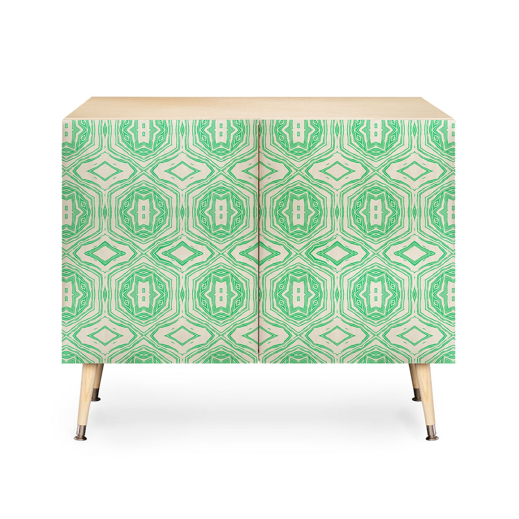Holli Zollinger ANTHOLOGY OF PATTERN SEVILLE MARBLE GREEN Credenza