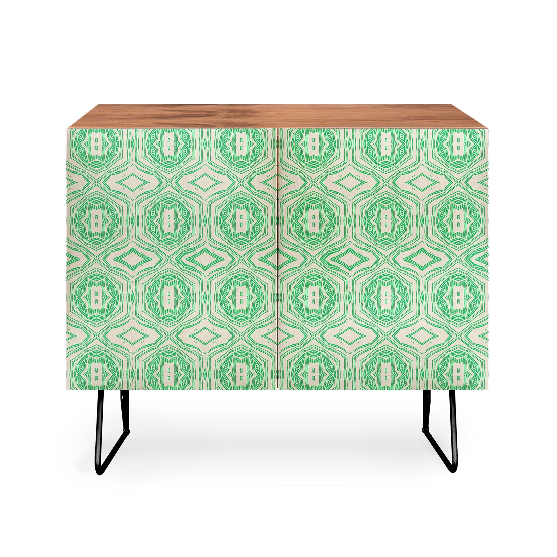 Holli Zollinger ANTHOLOGY OF PATTERN SEVILLE MARBLE GREEN Credenza