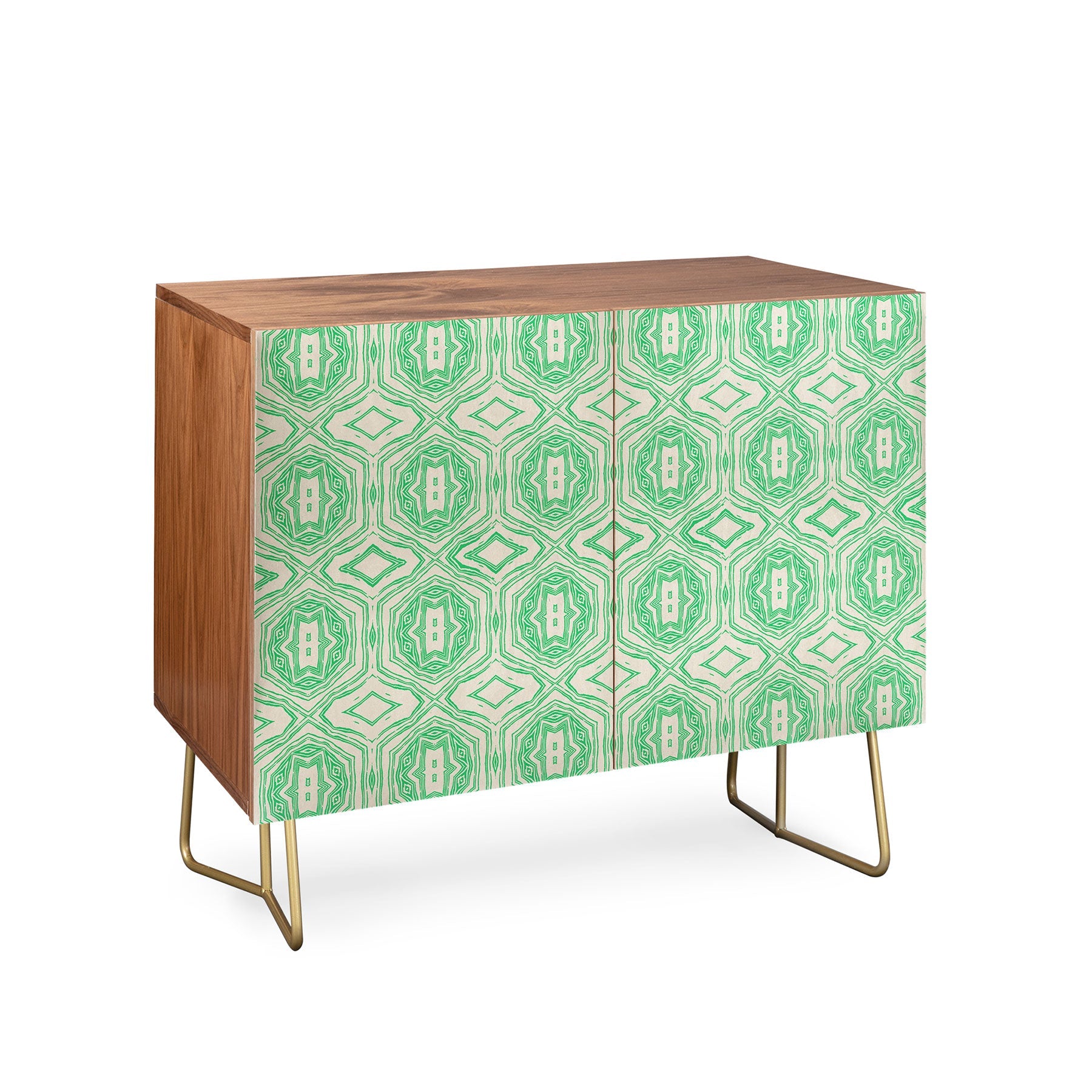Holli Zollinger ANTHOLOGY OF PATTERN SEVILLE MARBLE GREEN Credenza