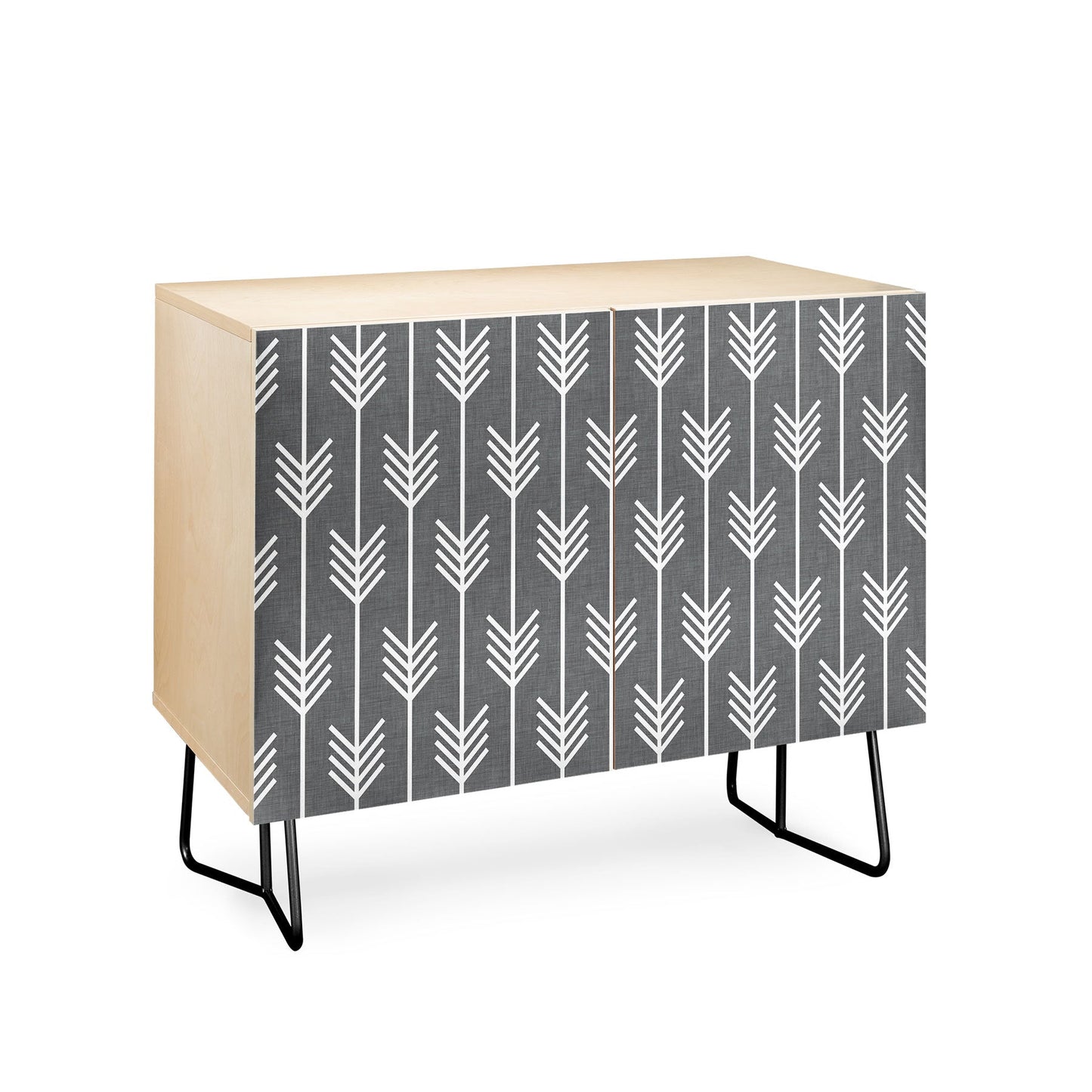 Holli Zollinger Arrows Grey Credenza