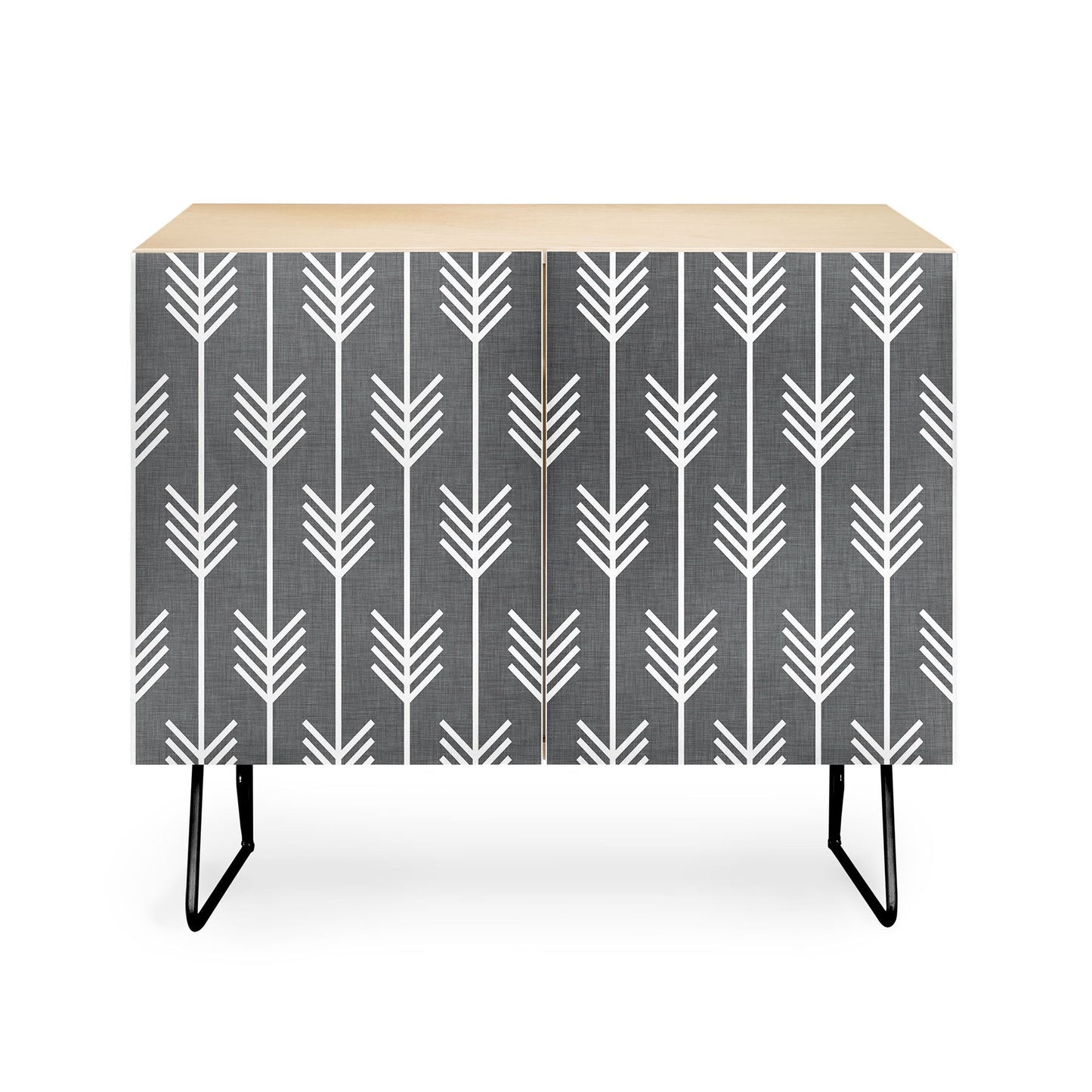 Holli Zollinger Arrows Grey Credenza