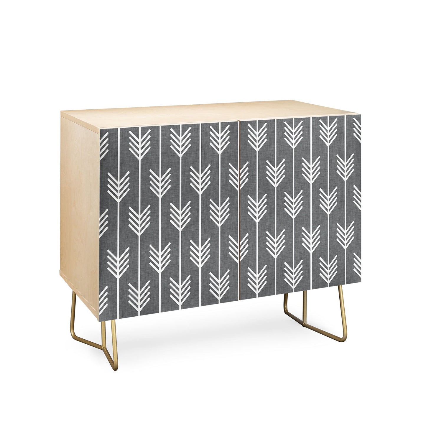 Holli Zollinger Arrows Grey Credenza