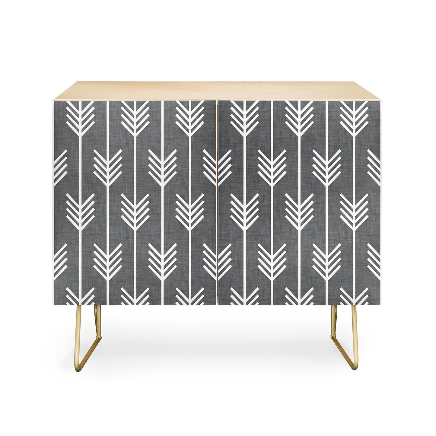 Holli Zollinger Arrows Grey Credenza