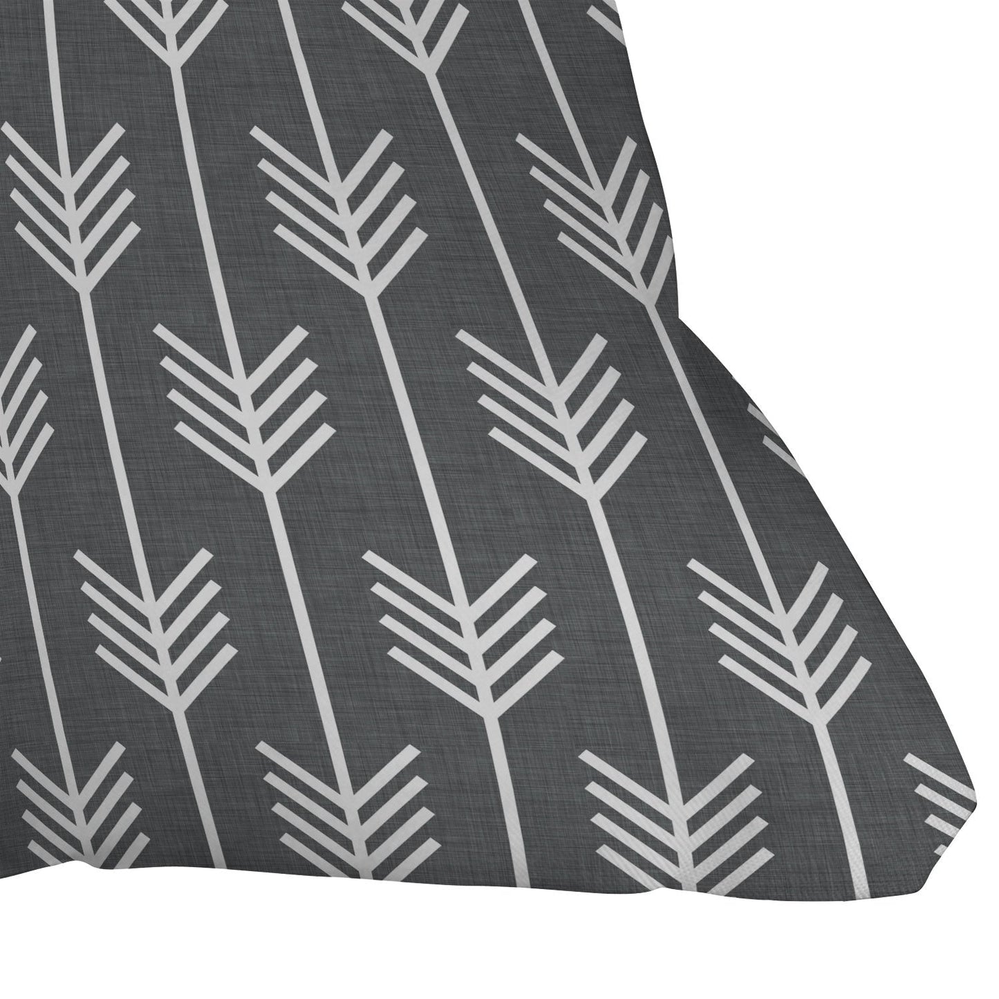 Holli Zollinger Arrows Grey Throw Pillow