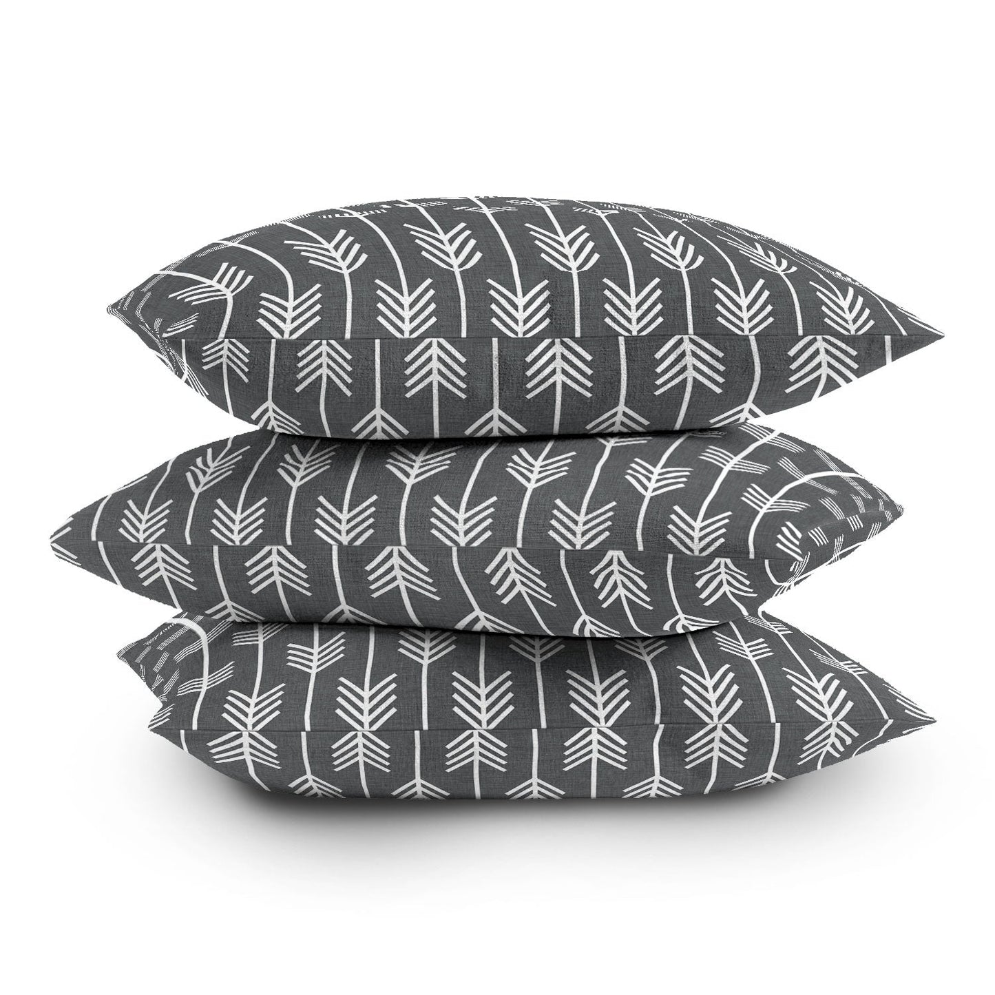 Holli Zollinger Arrows Grey Throw Pillow