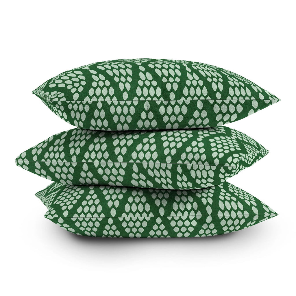 Holli Zollinger Beaded Triangle Outdoor Throw Pillow