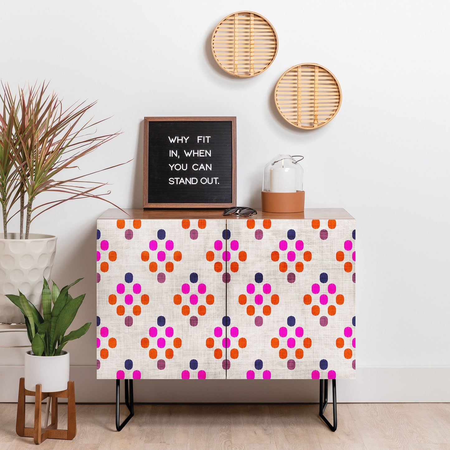 Holli Zollinger Diamond Weave Credenza