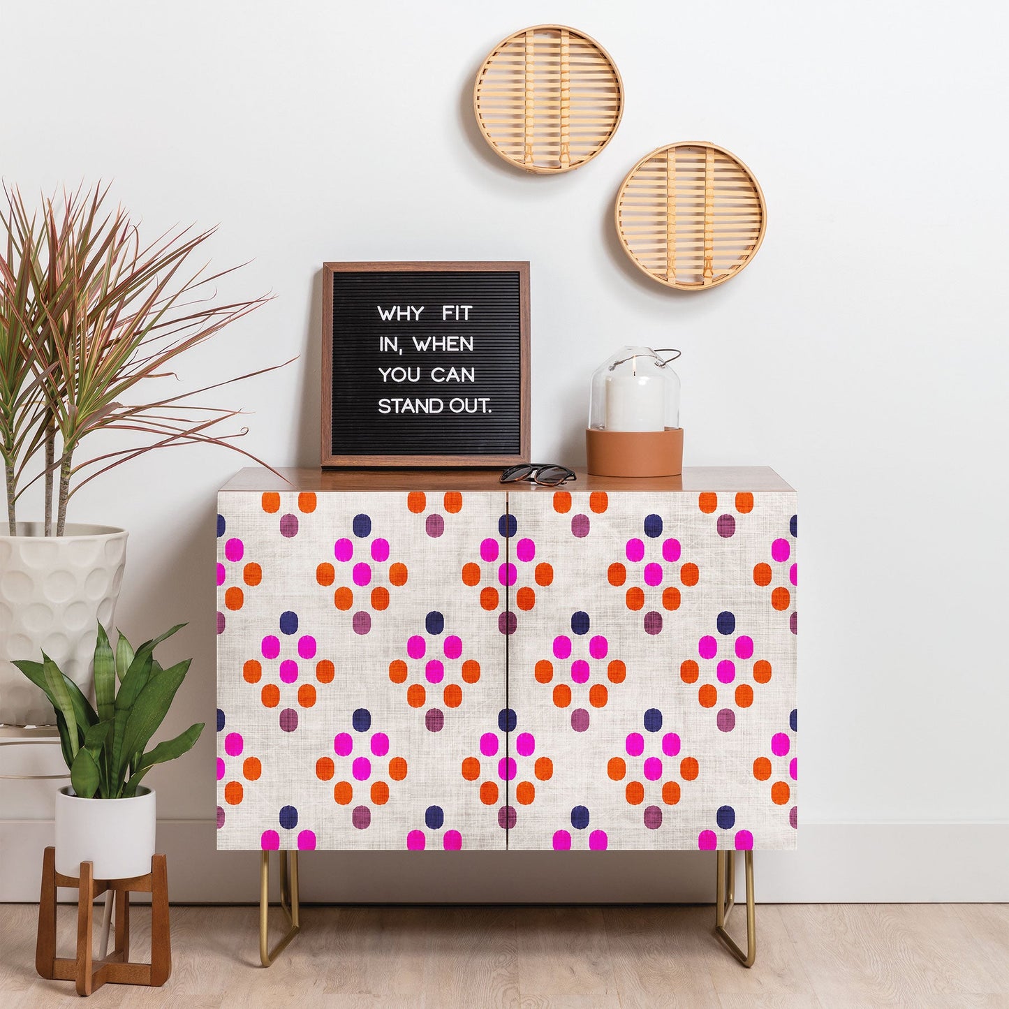Holli Zollinger Diamond Weave Credenza