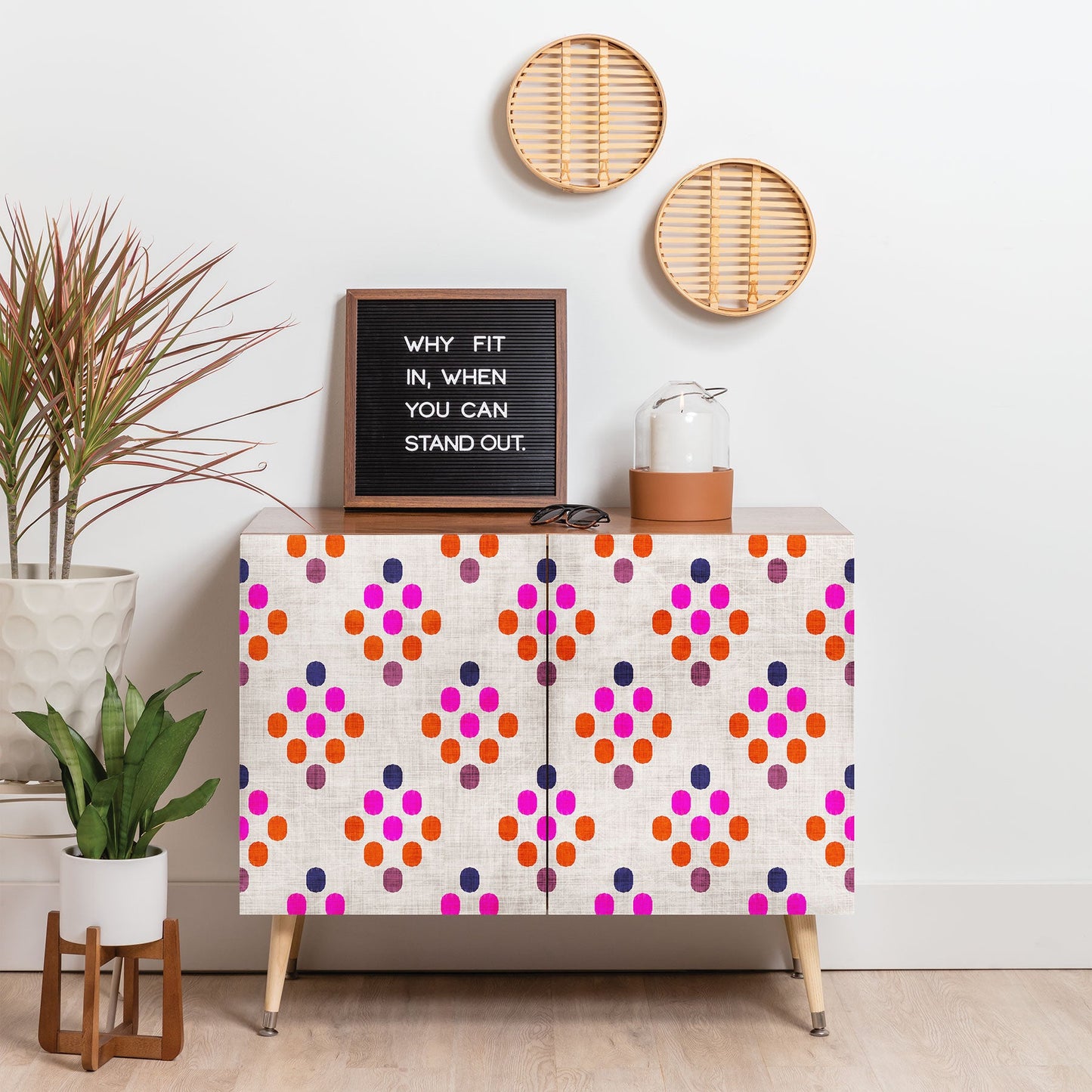 Holli Zollinger Diamond Weave Credenza