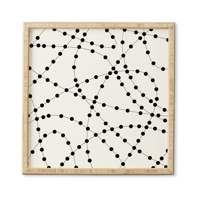Holli Zollinger Dotted Black Line Framed Wall Art
