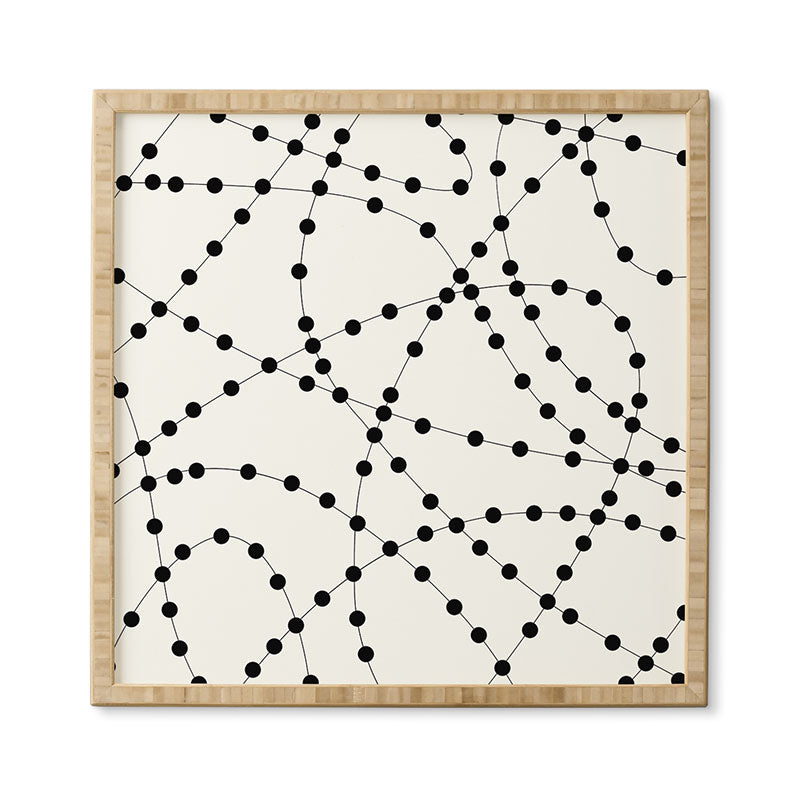 Holli Zollinger Dotted Black Line Framed Wall Art